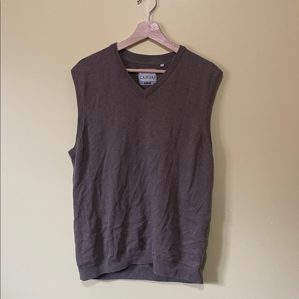 Men's Brown Sweater Vest